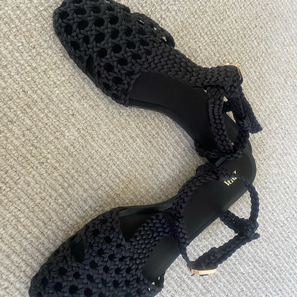 Zara Cage Black Sandal